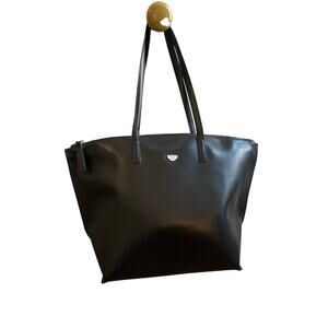 TOSCA BLU rigid style leather satchel handbag